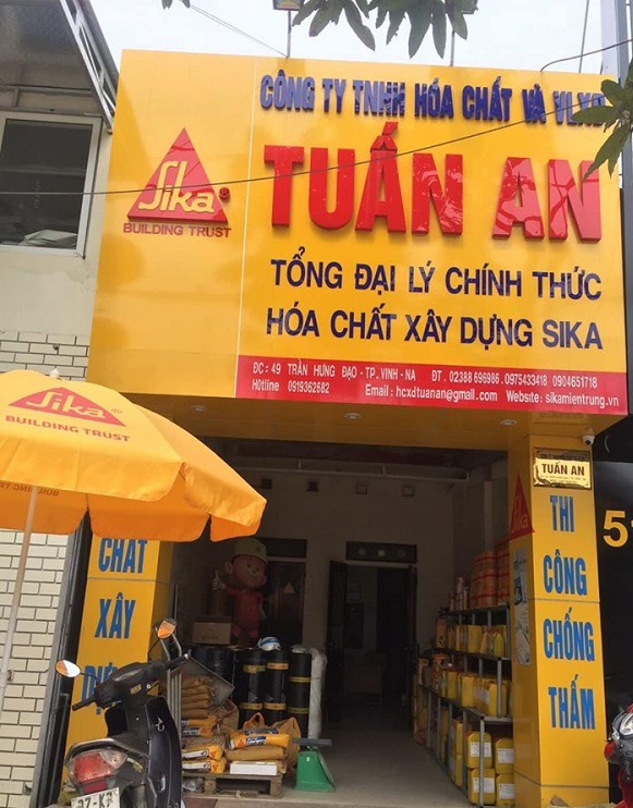 Sika Tuấn An - Cung cấp vật liệu và thi công chống thấm tại Bắc Miền Trung