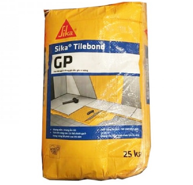 Thi công vữa dán gạch Sika Tilebond GP