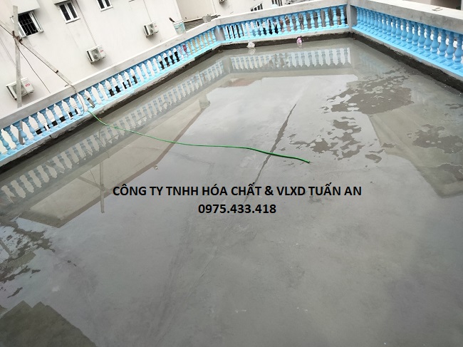 Thi công chống thấm sàn mái trường học | Sika Tuấn An