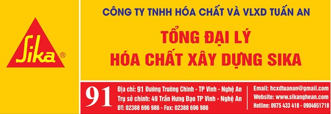 Sika Tuấn An - Sika Nghệ An sự lựa chọn hàng đầu của các công trình