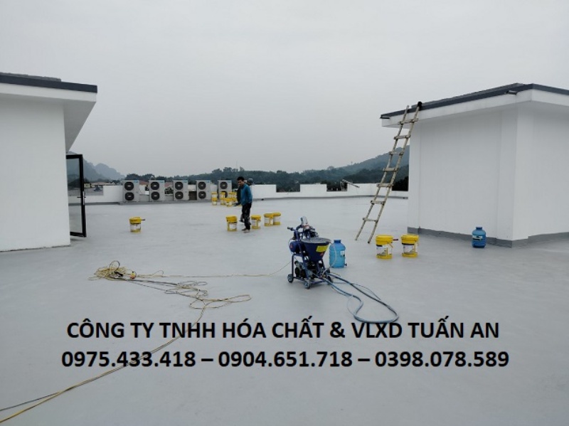 Công ty Tuấn An - Thi công chống thấm sàn mái lộ thiên