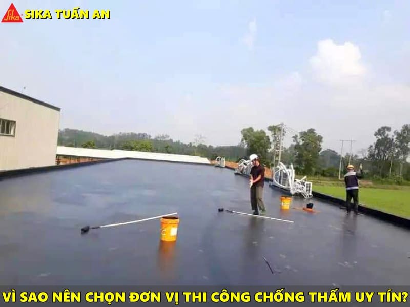 Vì sao nên lựa chọn đơn vị chống thấm uy tín?