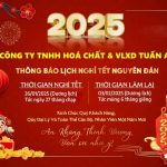 Sika Tuấn An thông báo lịch nghỉ Tết 2025