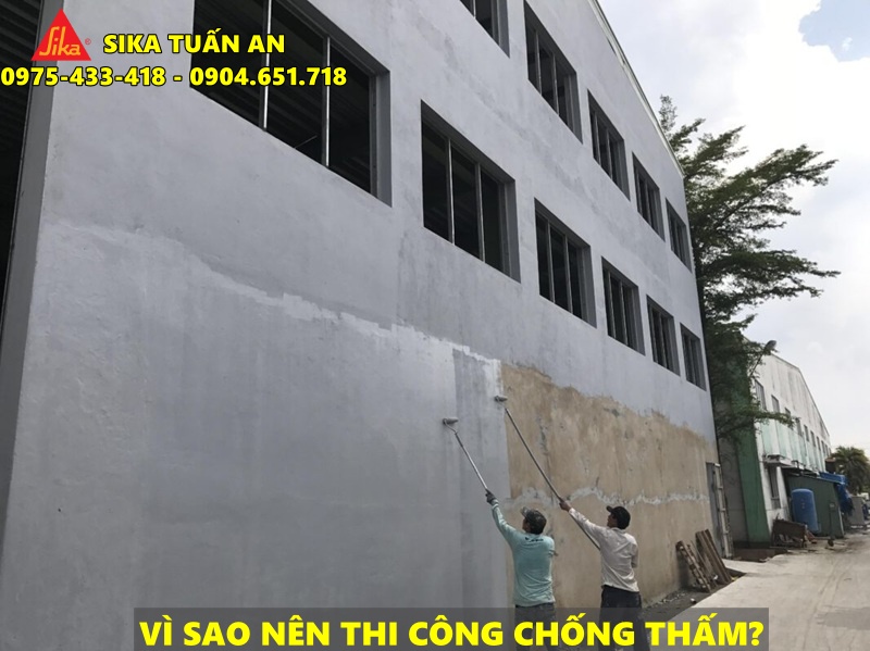 Vì sao nên thi công chống thấm nhà ở?