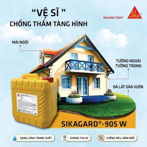 Vì sao nói Sikagard 905W là "vệ sĩ chống thấm tàng hình"?