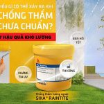 Thi công chống thấm không đạt chuẩn - Hậu quả khó lường