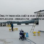 Thi công chống thấm sàn mái mùa mưa với Sikalastic 590